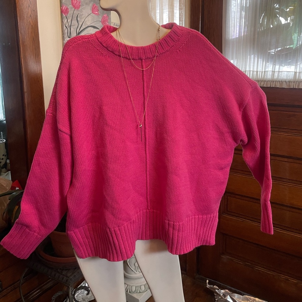 A New Day Womans sz 2x Pink Sweater